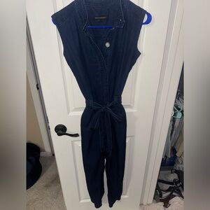 Banana Republic Denim Jumpsuit Romper Size 2
